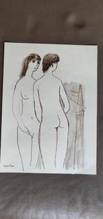 pentekening - Pierre Devos, Ophalen of Verzenden