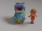 Vintage Bluebird Polly Pocket 1989 Sports Car Blue Ring, Verzamelen, Poppetjes en Figuurtjes, Ophalen, Gebruikt