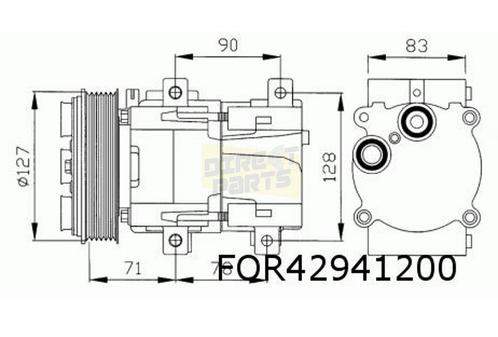 Ford Escort (9/90-12/00) (benz.) compressor AC OES! 1021290, Auto-onderdelen, Airco en Verwarming, Ford, Nieuw, Ophalen of Verzenden
