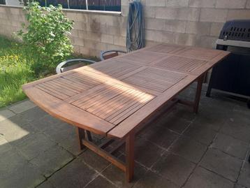 Table en Teck et 4 chaises, Enlèvement, Utilisé, Bois de teck
