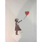❤️🎈 Banksy - Fille avec ballon, Antiquités & Art, Art | Lithographies & Sérigraphies, Enlèvement ou Envoi