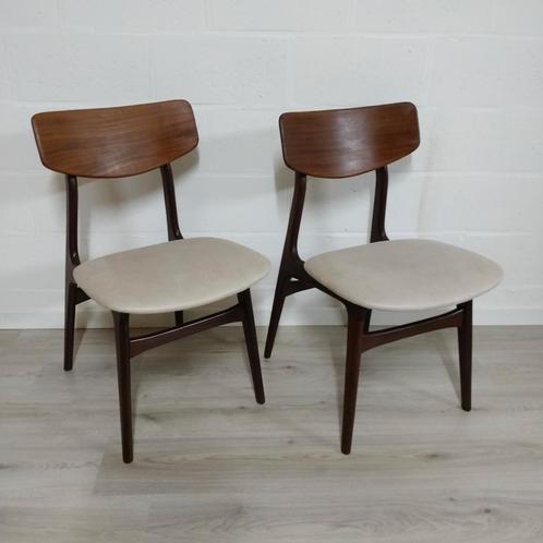 Vintage Louis van Teeffelen 'Stavanger' stoelen | Wébé, Huis en Inrichting, Stoelen, Zo goed als nieuw, Twee, Ophalen