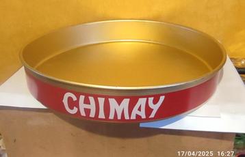 Oud metalen dienblad van CHIMAY. beschikbaar voor biedingen