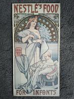 Alphonse Mucha Ingekaderde poster 35 x 69 cm, Antiek en Kunst, Ophalen