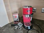 DeLonghi Dedica Style espressomachine rood, Elektronische apparatuur, Koffiezetapparaten, Ophalen of Verzenden, Zo goed als nieuw