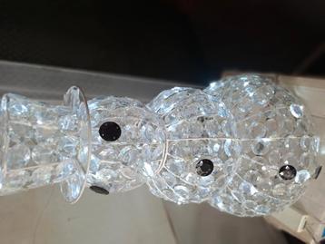 Kerstpop ,deze snowman 60 cm hoog  beschikbaar voor biedingen
