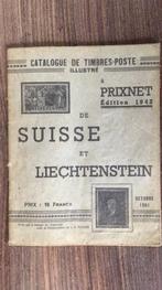 Catalogue de timbres-poste à prixnet Suisse : Edition 1942, Ophalen of Verzenden, Catalogus