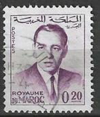 Marokko 1962-1965 - Yvert 440A - Koning Hassan - 0.20 c (ST), Timbres & Monnaies, Timbres | Afrique, Maroc, Affranchi, Envoi