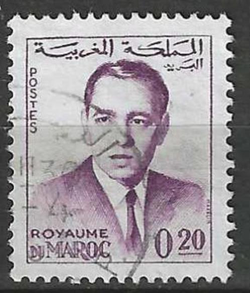 Marokko 1962-1965 - Yvert 440A - Koning Hassan - 0.20 c (ST), Timbres & Monnaies, Timbres | Afrique, Affranchi, Maroc, Envoi
