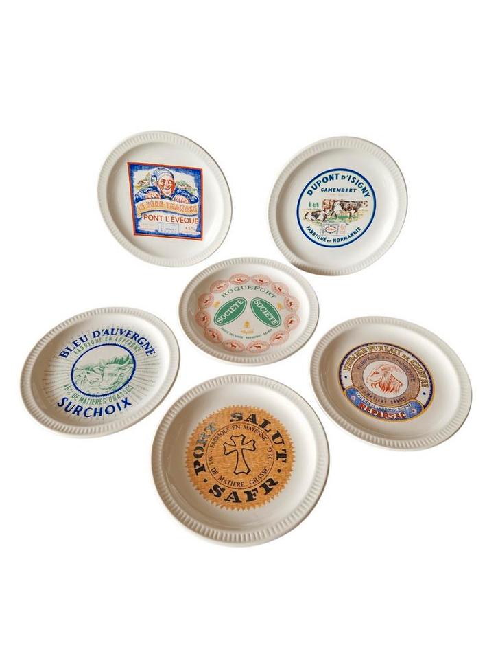 Faïence de Saint-Amand
6 assiettes à fromage
décor publicité, Antiquités & Art, Antiquités | Services (vaisselle) pièces, Enlèvement