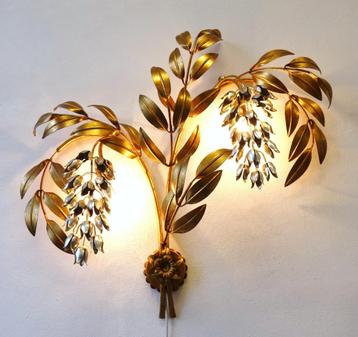 Vintage Hans Kögl Pioggia d’Ore wandlamp Hollywood Regency beschikbaar voor biedingen