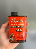 Bidon d’huile olieblik olie blik oil can Lubricating cycle, Verzamelen, Ophalen of Verzenden