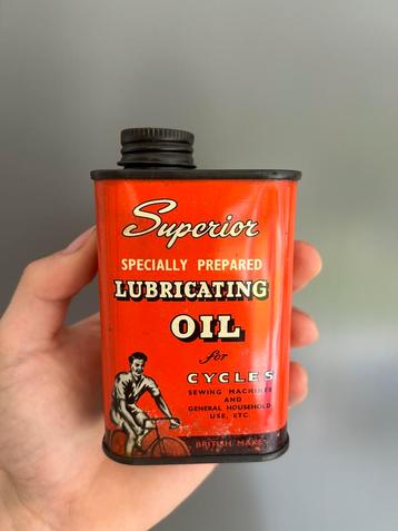 Bidon d’huile olieblik olie blik oil can Lubricating cycle beschikbaar voor biedingen