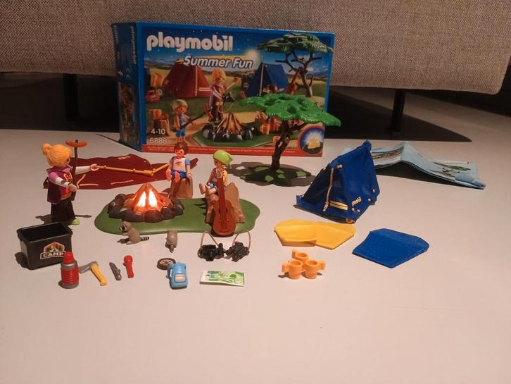Playmobil nr. 6888 – “Summer Fun Kampeervakantie met Kampvuu, Kinderen en Baby's, Speelgoed | Playmobil, Zo goed als nieuw, Ophalen