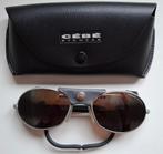 Vintage lederen gletsjerzonnebril CEBE 2000 met etui, Enlèvement ou Envoi