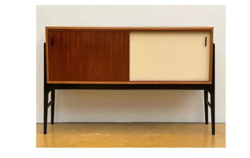 Buffet par Alfred Hendickx pour Belform, Maison & Meubles, Armoires | Dressoirs, Utilisé, 100 à 150 cm, 25 à 50 cm, Avec tiroir(s)