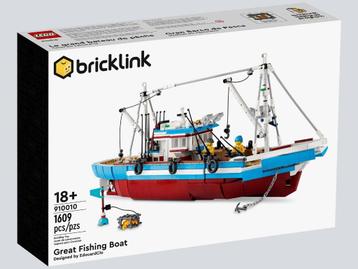 LEGO Bricklink 910010 Great Fishing Boat nieuw disponible aux enchères