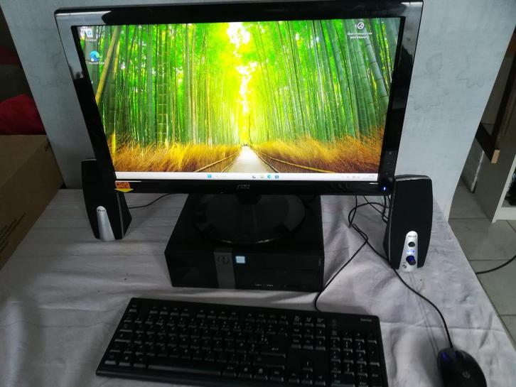 Dell pc compleet met windows 11 Intel i3 7300, Computers en Software, Desktop Pc's, Ophalen of Verzenden