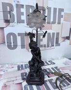 Antieke Franse lamp 1920 moreau barok antiek bronzen effect, Antiek en Kunst, Ophalen of Verzenden