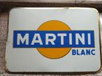 Wit Martini-bord uit 1964. Geen geëmailleerde plaat, Reclamebord, Gebruikt, Ophalen of Verzenden
