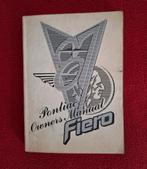 Pontiac fiero owner manual, Enlèvement ou Envoi