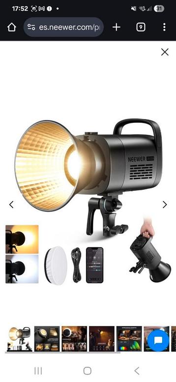 Videolicht continue licht 120w met softbox enLichtstandaard  beschikbaar voor biedingen