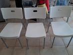 stoel 3, Huis en Inrichting, Stoelen, Ophalen of Verzenden, Zo goed als nieuw, Wit, Drie