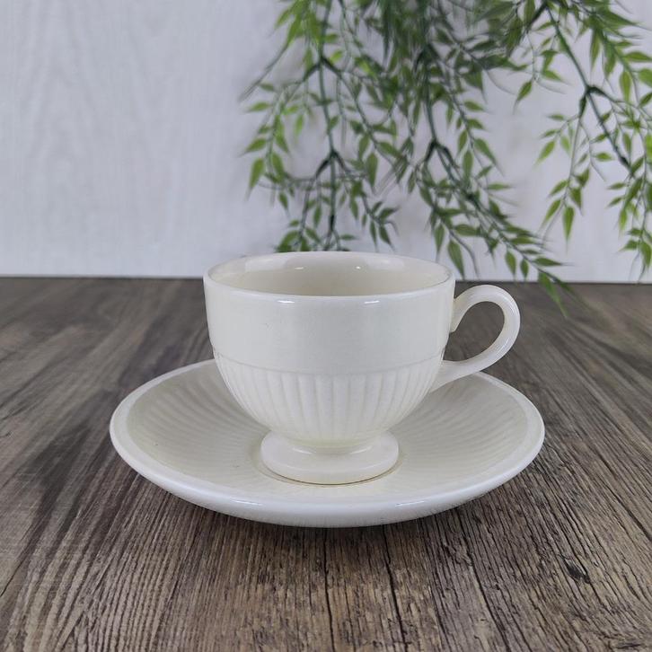 Wedgwood Edme Theekop & Schotel, Antiek en Kunst, Antiek | Servies los, Ophalen of Verzenden