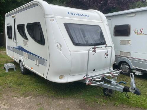 Caravan Hobby La vita 455 met Mover en voortent, Caravans en Kamperen, Caravans, Bedrijf, Rondzit, Hobby, Vast bed, Mover, Ophalen