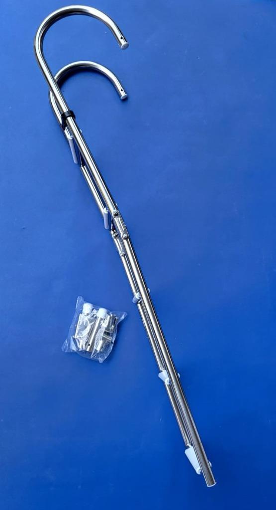 Zwemtrap opklapbaar voor dekmontage met 5 treden, Sports nautiques & Bateaux, Accessoires navigation, Neuf, Garnitures de pont