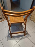 Houten opklapbare stoelen (13), Tuin en Terras, Hangmatten, Ophalen, Zo goed als nieuw, Eenpersoons, Inklapbaar