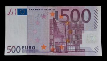 Bankbiljet / 500 € / Duitsland / X07291048061 /Bijna Prach. beschikbaar voor biedingen