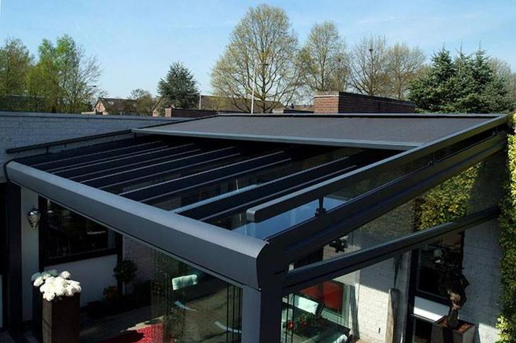 DÉMONTEZ VOUS-MÊME LA PROTECTION SOLAIRE DE VERANDA 506x406, Jardin & Terrasse, Protection solaire, Comme neuf, Écran, 300 cm ou plus