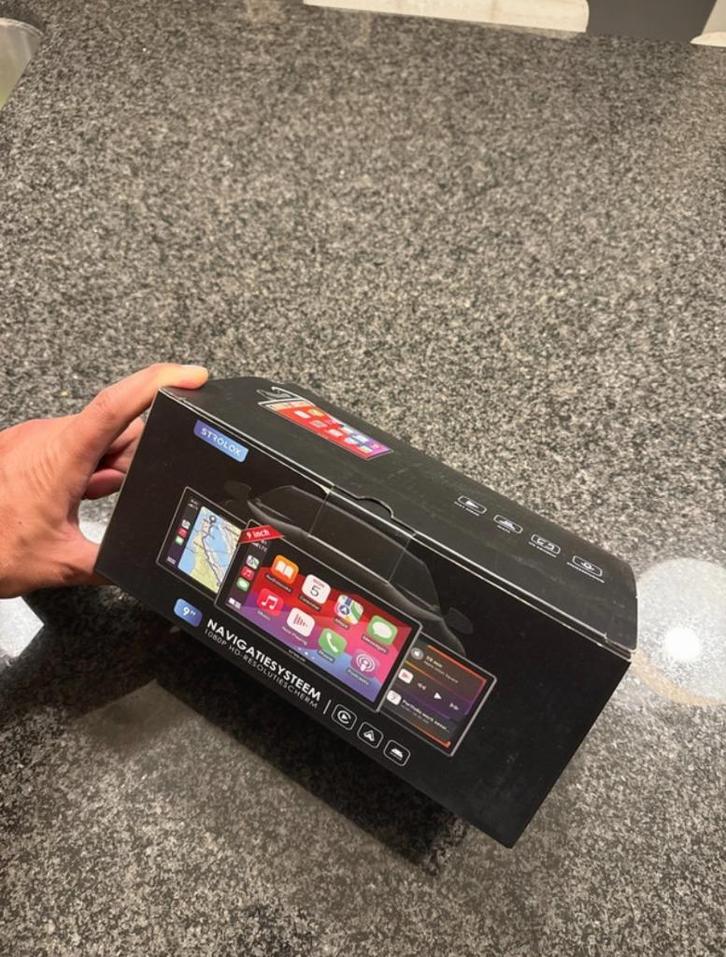 Strolox apple carplay scherm 9inch - Draadloos Apple carplay, Auto diversen, Autoradio's, Nieuw, Verzenden
