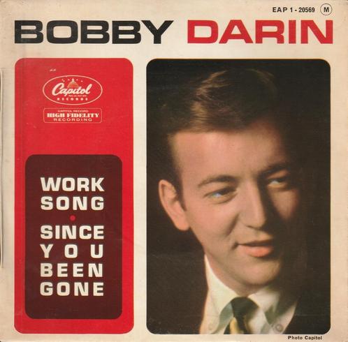 Bobby Darin - Work song + 3 andere - %, Cd's en Dvd's, Vinyl Singles, Zo goed als nieuw, EP, Pop, 7 inch, Verzenden