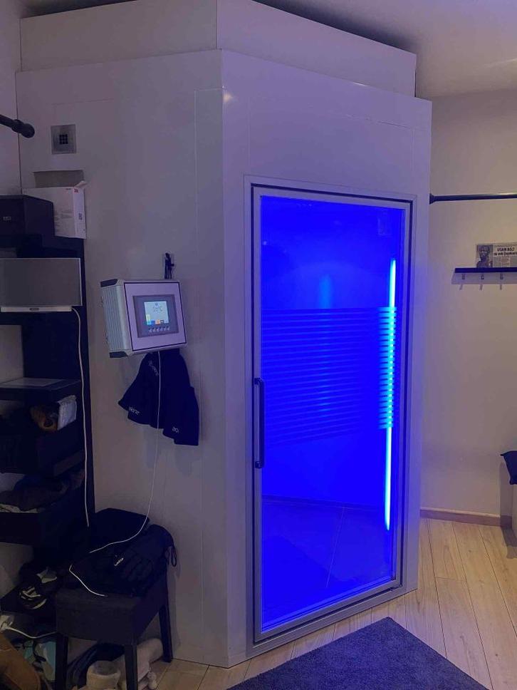 elektrische cryosauna 3 pers., Sport en Fitness, Sauna, Gebruikt, Complete sauna, Ophalen