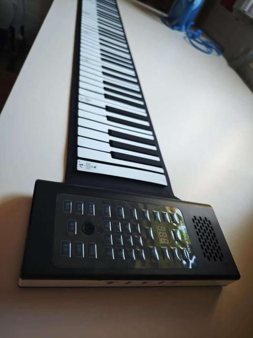Piano roll up, piano portable, Muziek en Instrumenten, Piano's, Nieuw, Piano, Zwart, Ophalen
