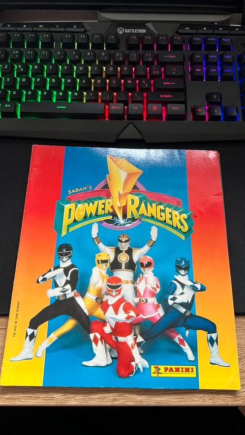 Panini power rangers 1996, Collections, Autocollants, Enlèvement ou Envoi