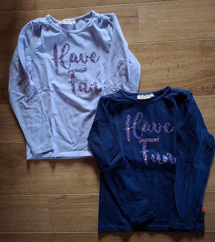 Someone 'Have fun' longsleeves 128, Enfants & Bébés, Vêtements enfant | Taille 128, Utilisé, Fille, Chemise ou À manches longues