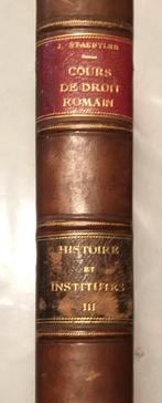 Academiejaar 1884-1885. Cursus Romeins recht, Antiek en Kunst, Ophalen of Verzenden