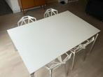 Magis Konstantin tafel en 4 stoelen, Ophalen, Gebruikt, Wit, Metaal