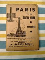 Paris vu en quatre jours. 1948, Livres, Guides touristiques, Enlèvement ou Envoi