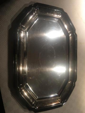 Vintage verzilverd plateau beschikbaar voor biedingen