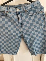 ZARA geruite stoere jeans short, Kinderen en Baby's, Kinderkleding | Maat 164, Ophalen of Verzenden, Zo goed als nieuw