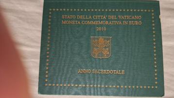 Vaticaan 2 euro in Blister 2010