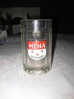 Glas bierpot Mena Rotselaar met handvat., Autres marques, Enlèvement, Verre ou Verres, Neuf
