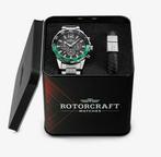 Montre Rotorcraft avec bracelet en cuir assorti, Bijoux, Sacs & Beauté, Montres | Hommes, Cuir, Enlèvement ou Envoi, Neuf