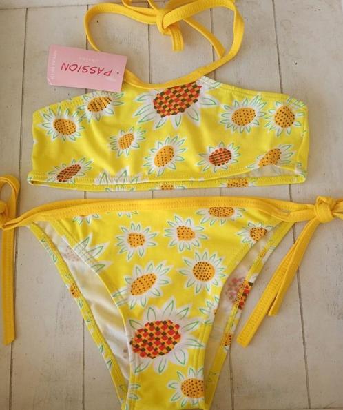 Vrolijke Bikini in Gele Tinten - 92 tot 128, Enfants & Bébés, Maillots de bain pour enfants, Neuf, Ensemble de bikini, Fille, Enlèvement ou Envoi