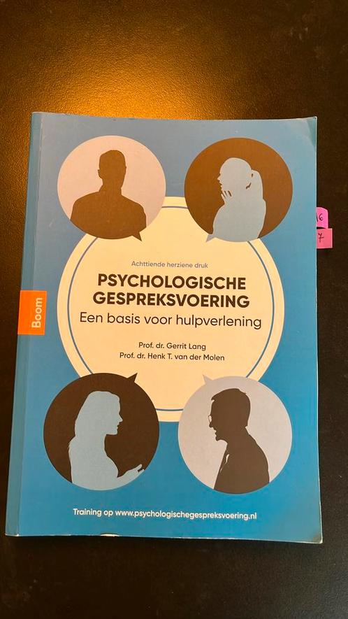 Gerrit Lang - Psychologische gespreksvoering, Boeken, Psychologie, Zo goed als nieuw, Ophalen