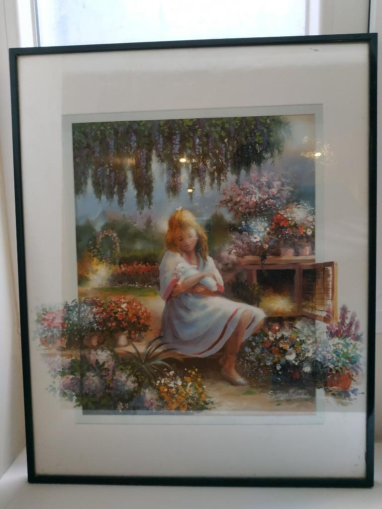 Poster avec encadrement S. Rachelle, Antiquités & Art, Art | Autres Art, Enlèvement